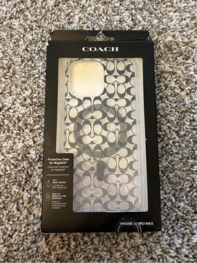 New With Tags Coach iPhone 15 Pro Max Case
